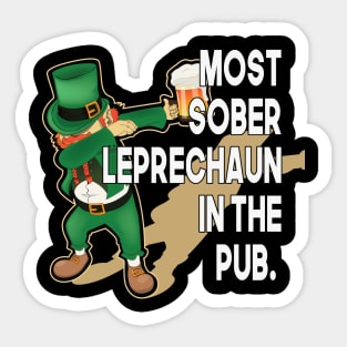 Funny St. Patrick's Bartender  Apparel Sticker